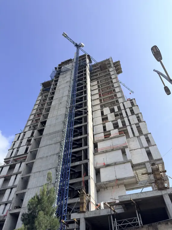 Avance de la estructura de la Torre Veranda Vertical.